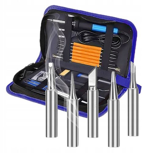 Zestaw Lutowniczy LUTOWNICA PRECYZYJNA 80W WYŚWIETLACZ LCD Walizka na Arena.pl