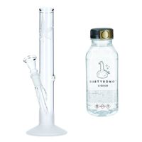 bongo sand glas 26 cm + płyn dirtybong 300 ml - zestaw czyszczący