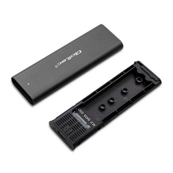 Qoltec Obudowa kieszeń do dysków M.2 SATA SSD NGFF USB typ C zdjęcie 7