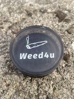 Młynek do suszu Weed4u Plastikowy Czarny 63mm
