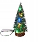 30 CM Mini Choinka LED MULTIKOLOR Figurka Sztuczna