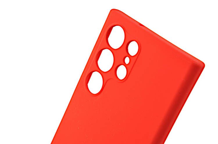 Etui Mercury Goospery Silicone do Samsung Galaxy S23 Ultra czerwony zdjęcie 5