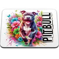 PODKŁADKA POD MYSZKĘ 36 x 29 - PIES PSY PIESEK RASA PITBULL