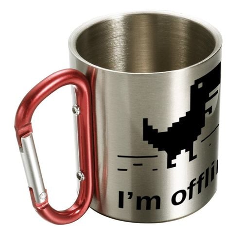 KUBEK Z KARABIŃCZYKIEM I'M OFFLINE, 300ML na Arena.pl