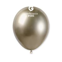 Balon szampański złoty shiny glossy chrom metaliczne 12cm 3szt