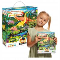 CzuCzu Puzzle Obserwacyjne DINOZAURY Kreatywna Układanka Malucha 4+