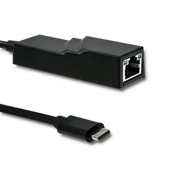 Adapter USB typ C męski/ RJ-45 żeński | 20cm zdjęcie 1