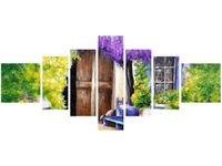 160CM 70CM OBRAZ 7 ELEM WIEJSKI ZAKĄTEK ŚCIENNY