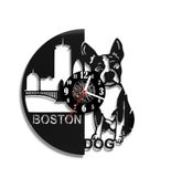 Zegar ścienny z płyty winylowej Boston terrier 158.2
