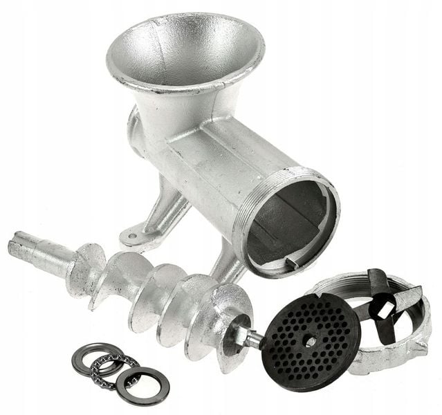 Maszynka 22 do Mielenia MIĘSA Nadziewarka KOŁA Lejki 4 sita EDENBERG zdjęcie 16