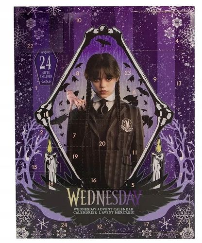 WEDNESDAY KALENDARZ ADWENTOWY 24 PREZENTY ORYGINALNY CINEREPLICAS 2024 na Arena.pl