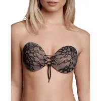 bye bra biustonosz samoprzylepny round lace-it z haftem, kubek e