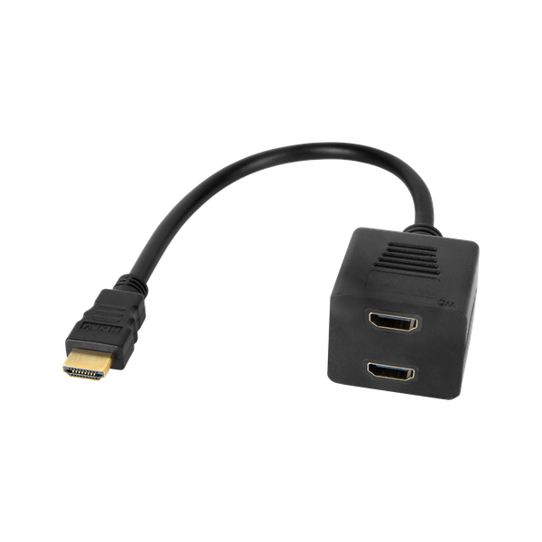 Adapter wtyk HDMI - 2x gniazdo HDMI 20 cm zdjęcie 1