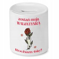 Skarbonka Prezent Walentynki Kocham Cię! Z Nadrukiem Ze Zdjęciem