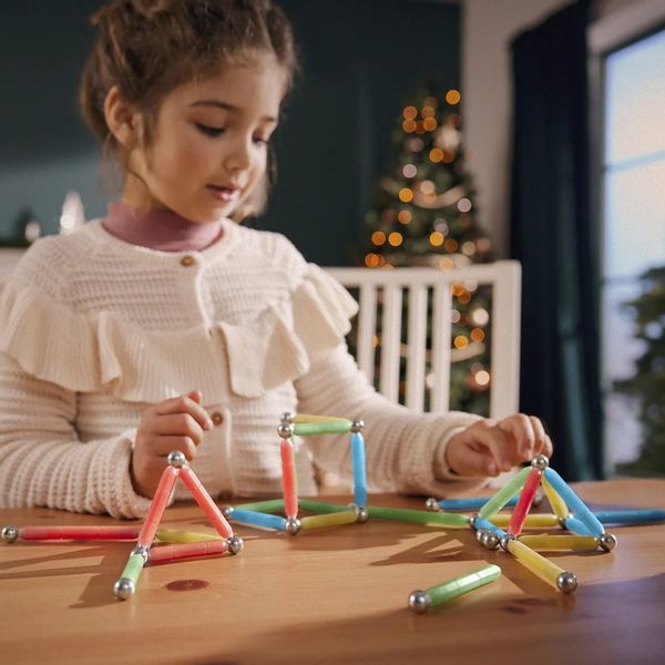 Zestaw klocków magnetycznych 60 elementów zdjęcie 8