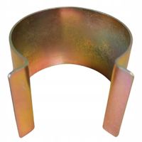 Klipsy spinki stalowe do montażu folii na rurę 58-63mm opakowanie 20 sztuk