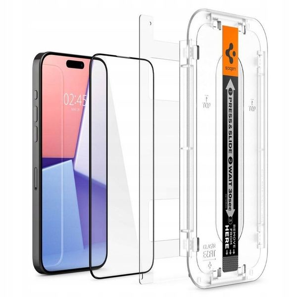 Szkło hartowane Spigen do iPhone 15 Pro, 2P zdjęcie 7