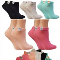 5 PAR SKARPETY DAMSKIE BAWEŁNA STOPKI BAWEŁNIANE
