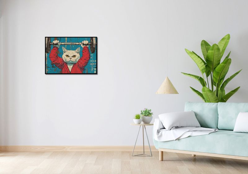 Plakat 70x50cm Mistrz Ciężarów zdjęcie 4