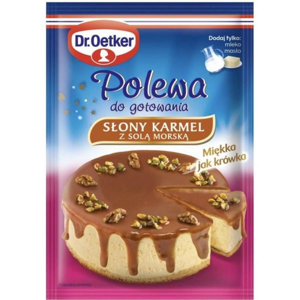 DR OETKER POLEWA SŁONY KARMEL 76G zdjęcie 1