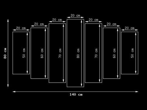 80CM 140CM OBRAZ 7 ELEM CZERWONA WIEŻA EIFFLA ŚCIENNY na Arena.pl