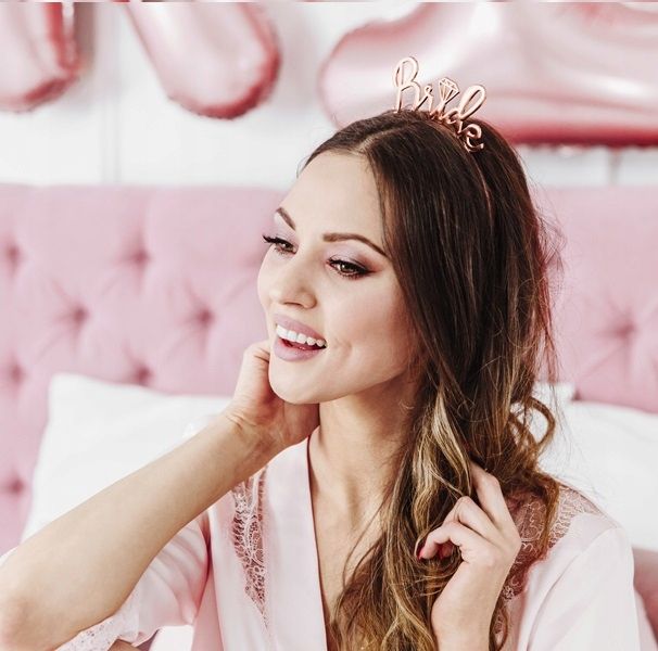 KORONA z welonem Wieczór Panieński BRIDE SZARFA zdjęcie 2