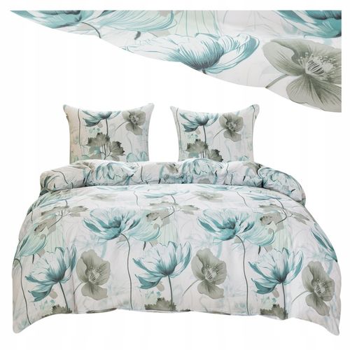 Pościel 160x200 + 2 Poszewki Komplet 3- Częściowy Kwiaty 3D Wiele Wzorów na Arena.pl