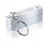 Brelok do kluczy miara z nadrukiem UV logo 50szt