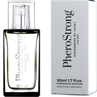 PHERO STRONG BY NIGHT MEN PERFUMY Z FEROMONAMI MOCNE FEROMONY ŚWIEŻE 50ML