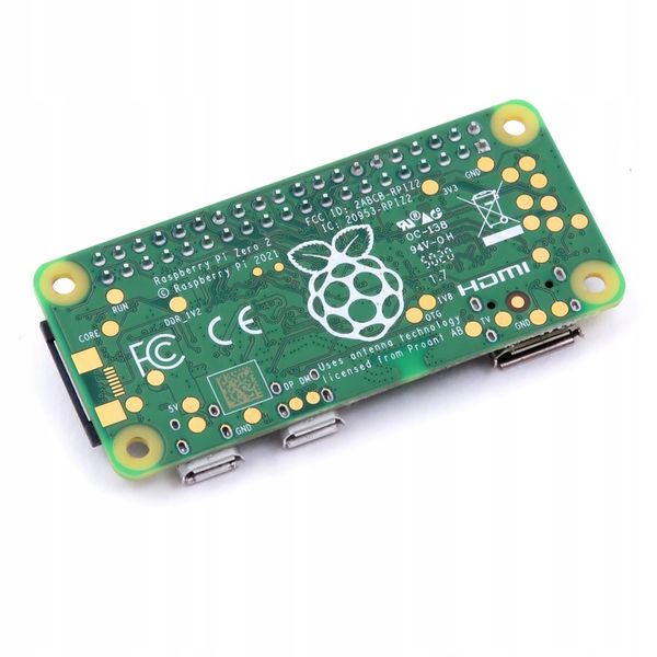Raspberry Pi Zero 2 WH z 512MB RAM, 4x1GHz, WiFi, Bluetooth zdjęcie 3