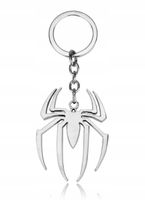 Breloczek Logo Spider-Man Pajęczyna Symbol Silver Piter Parker Superbohater