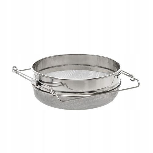 CEDZAK DO MIODU SITO PODWÓJNE NIERDZEWNE WIADRO ODSTOJNIK Z REGULACJĄ 24 cm na Arena.pl