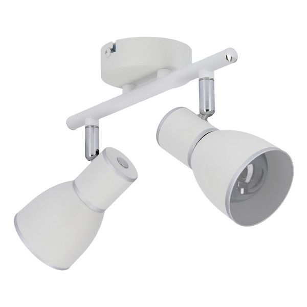 Fido listwa 2x40W E14 biały+chrom zdjęcie 6