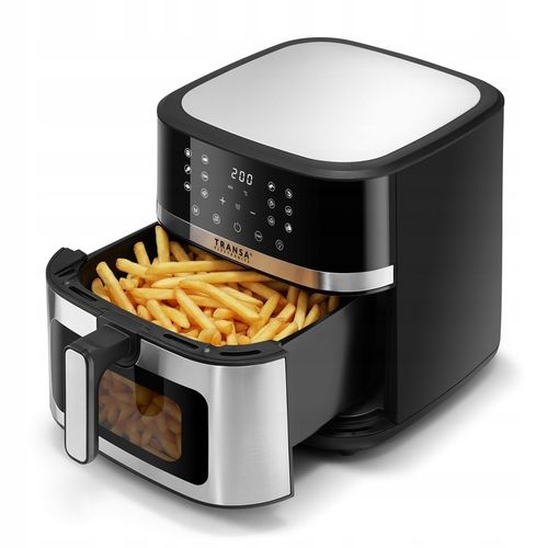 FRYTKOWNICA BEZTŁUSZCZOWA INOX 8L 2200W PODŚWIETLENIE LED 12 PROGRAMÓW na Arena.pl