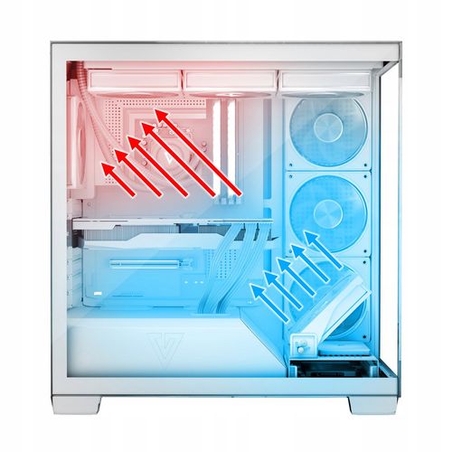 Obudowa MODECOM Volcano Stellar ARGB Midi 8F White na Arena.pl
