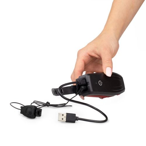 Lampka Rowerowa Z Klaksonem Latarka Na Kierownicę Czerwona na Arena.pl