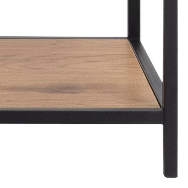 Regał Seaford XIV dąb/czarny zdjęcie 3