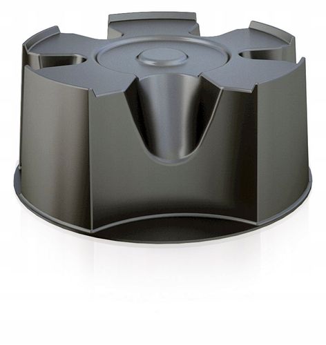 Zbiornik AQUACAN 360 l + przyłącza, podstawa | Grafit, Pojemność: 360 l, Wymiary 72x80x120 cm, Kolor Grafit, Waterform, Prosperplast na Arena.pl