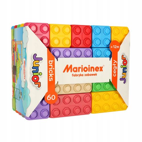 Klocki Cegły Junior 60 Marioinex na Arena.pl