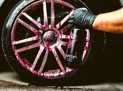 K2 ROTON PRO 1L KRWAWA FELGA DEIRONIZER PŁYN +SZCZOTKA DO MYCIA CZYSZCZENIA na Arena.pl