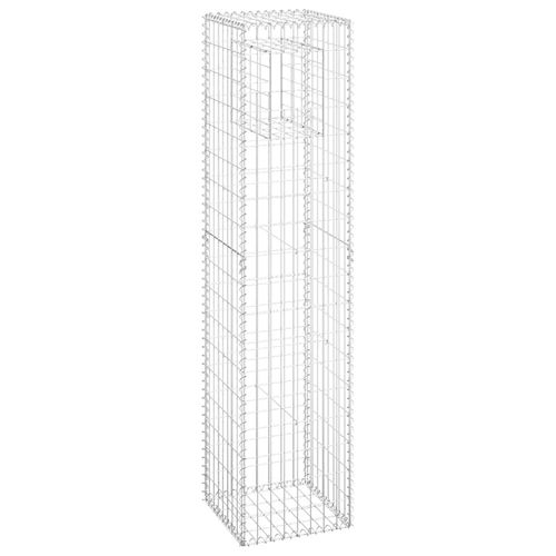 Słupek gabionowy, 40x40x180 cm, żelazo na Arena.pl