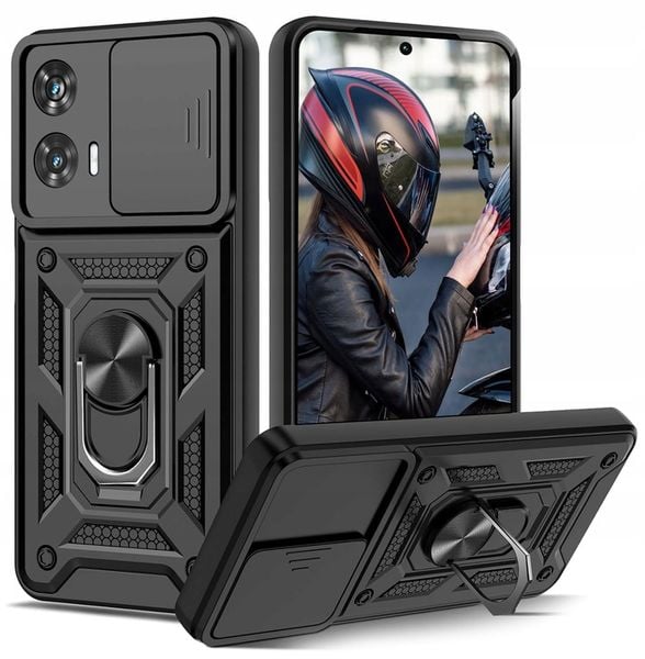 Etui do Motorola EDGE 50 Fusion PANCERNE SLIDE RING CASE zdjęcie 1