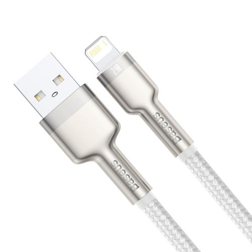 kabel usb do lightning baseus cafule, 2.4a, 1m (biały) na Arena.pl