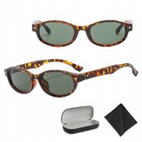 OKULARY PRZECIWSŁONECZNE filtr UV400 Panterka damskie męskie ETUI + ŚCIERKA