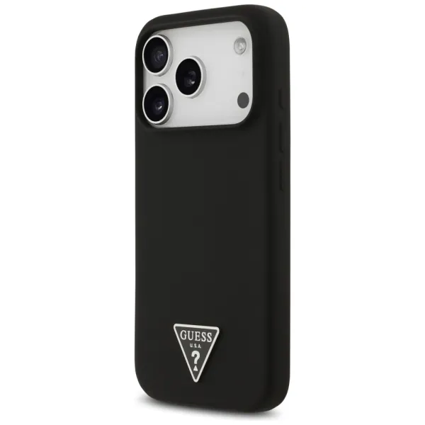 etui guess silicone triangle logo magsafe do iphone 17 pro max zdjęcie 2