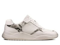 Clarks Półbuty Damskie - Sift Lace Cushion Soft - rozmiar 37 - Szary Wężowy