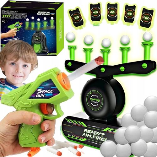 STRZELANIE DO CELU GRA PISTOLET + LATAJĄCE PIŁKI PREZENT DLA 6 7 8 9 LATKA na Arena.pl