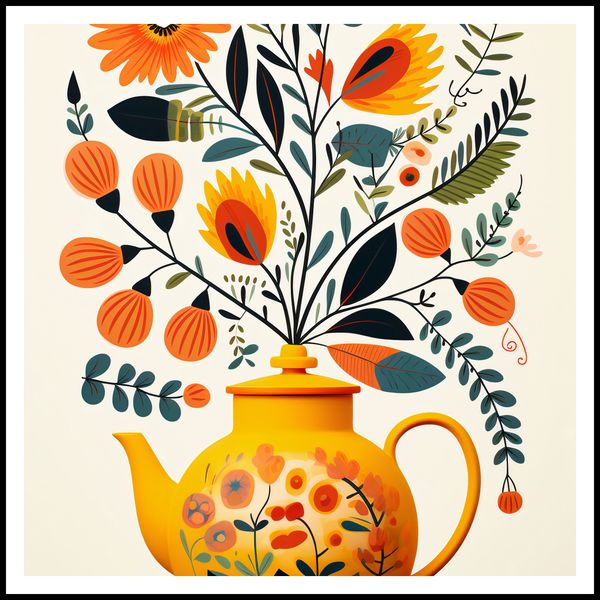 Plakat 90x90cm Bujna Herbata zdjęcie 3