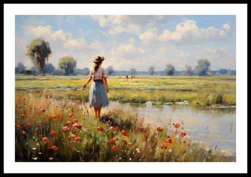 Plakat 60x40cm Wiejski Spokój na Arena.pl