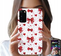 ETUI DO SAMSUNG GALAXY S20 - CZERWONE WSTĄŻKI WSTĄŻKA MODNE WZORY